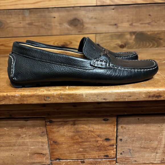 New Joseph Abboud Leather Comfort Loafers - Picture 2 of 7